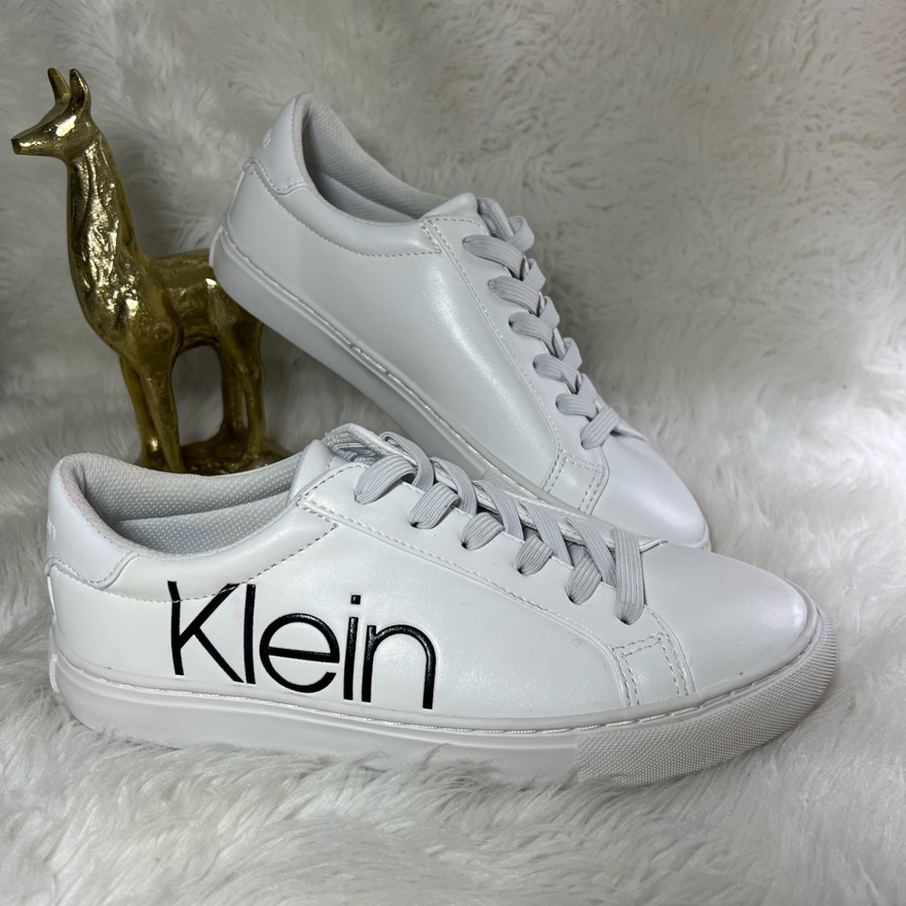 Calvin Klein Women’s Casual Sneaker Lace Up Logo Size 7.5 - Picture 3 of 10